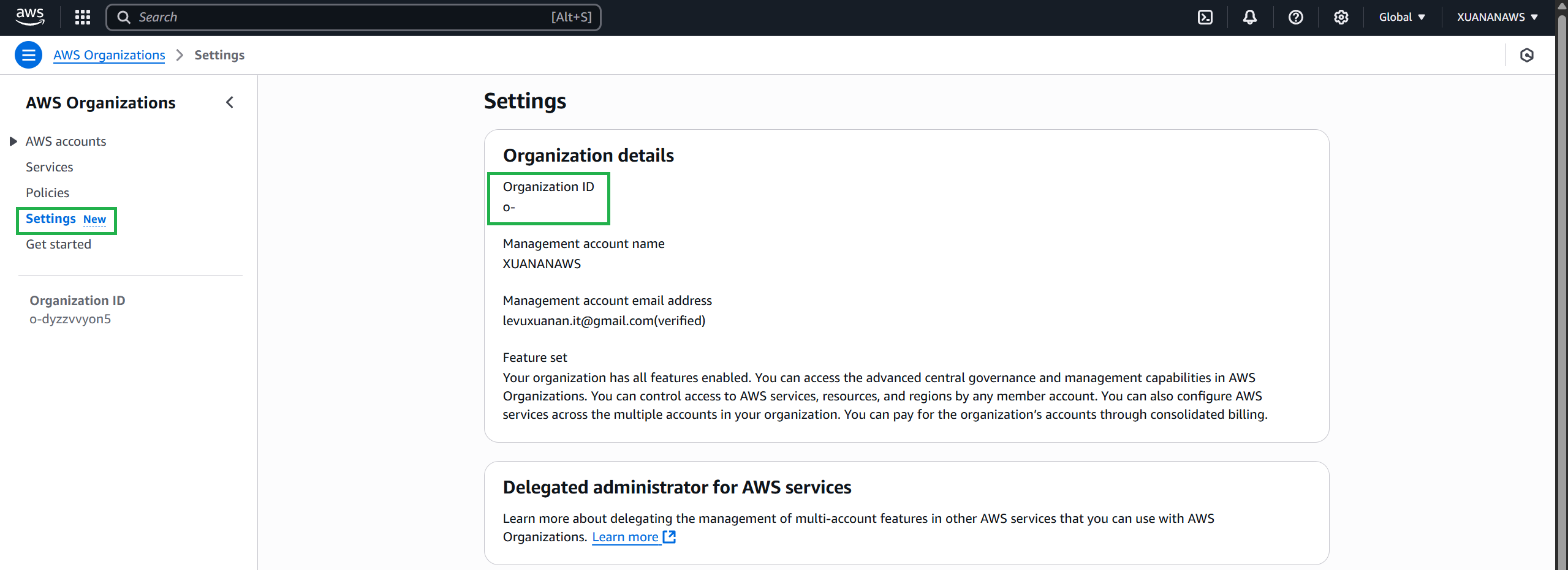 setting_aws_organization